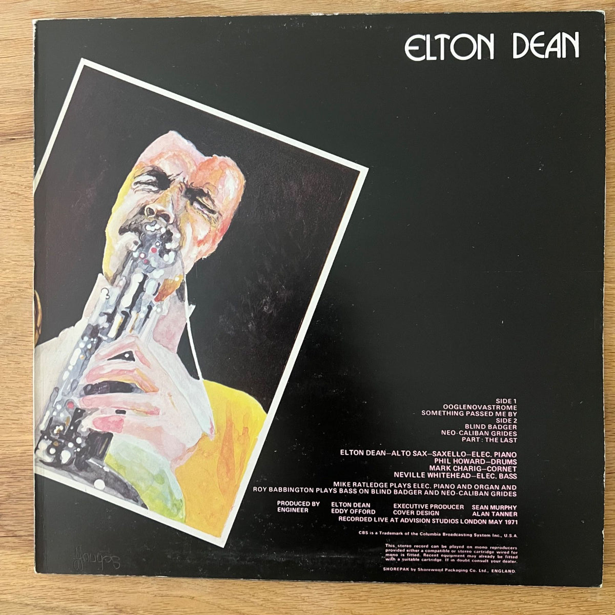 Elton Dean - Same / 1. UK-Press. 1971 - (M-/VG++)