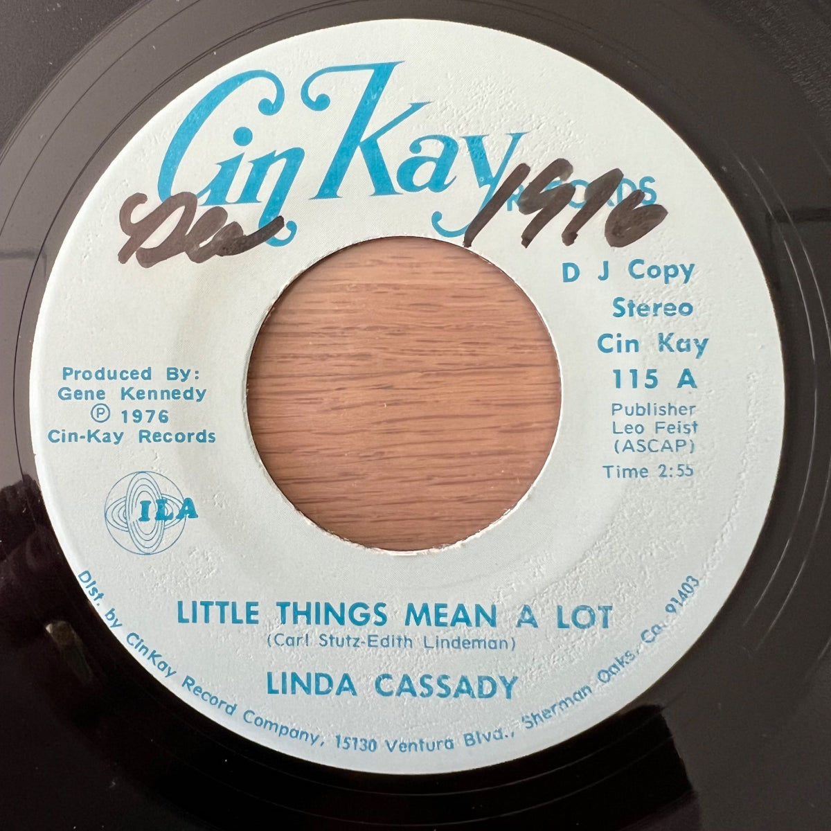 Linda Cassady - Little Things Mean A Lot / 1. US-Promo 1976 - (M-/Neutral)