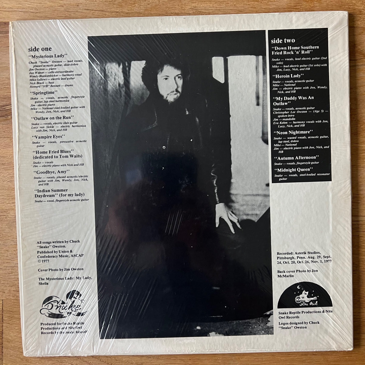 Chuck "Snake" Owston - Mysterious Ladies & Midnight Queens / 1. US-Press. 1977 - (M-/M-)