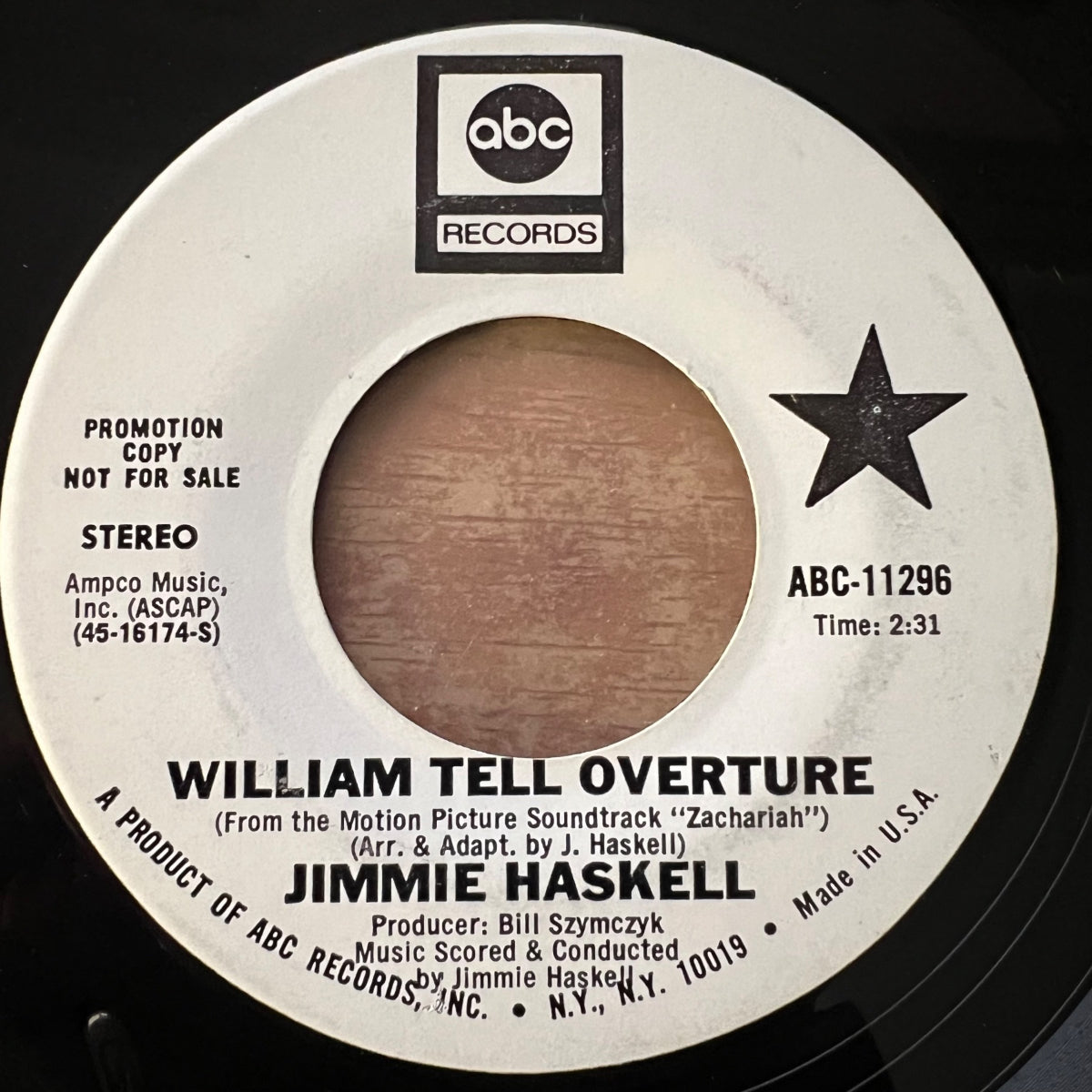 Jimmie Haskell - William Tell Overture / US-Promo 1971 - (VG++/Neutral)