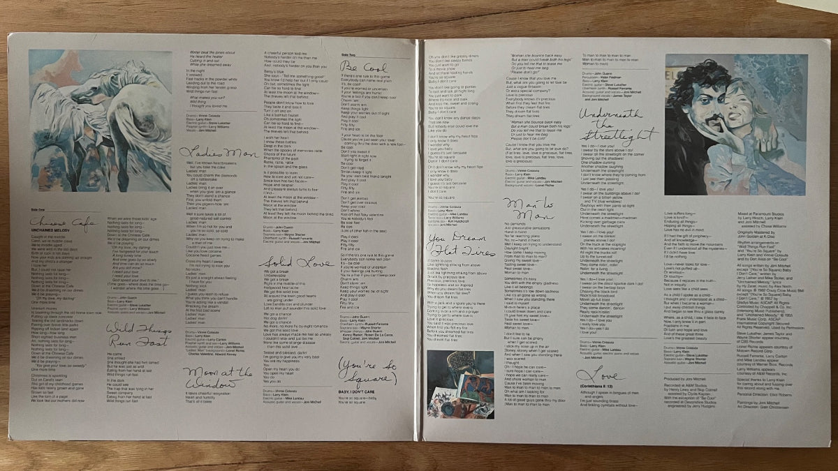 Joni Mitchell - Wild Things Run Fast / US-Promo 1982 - Audiophile Press. - (M-/VG++)