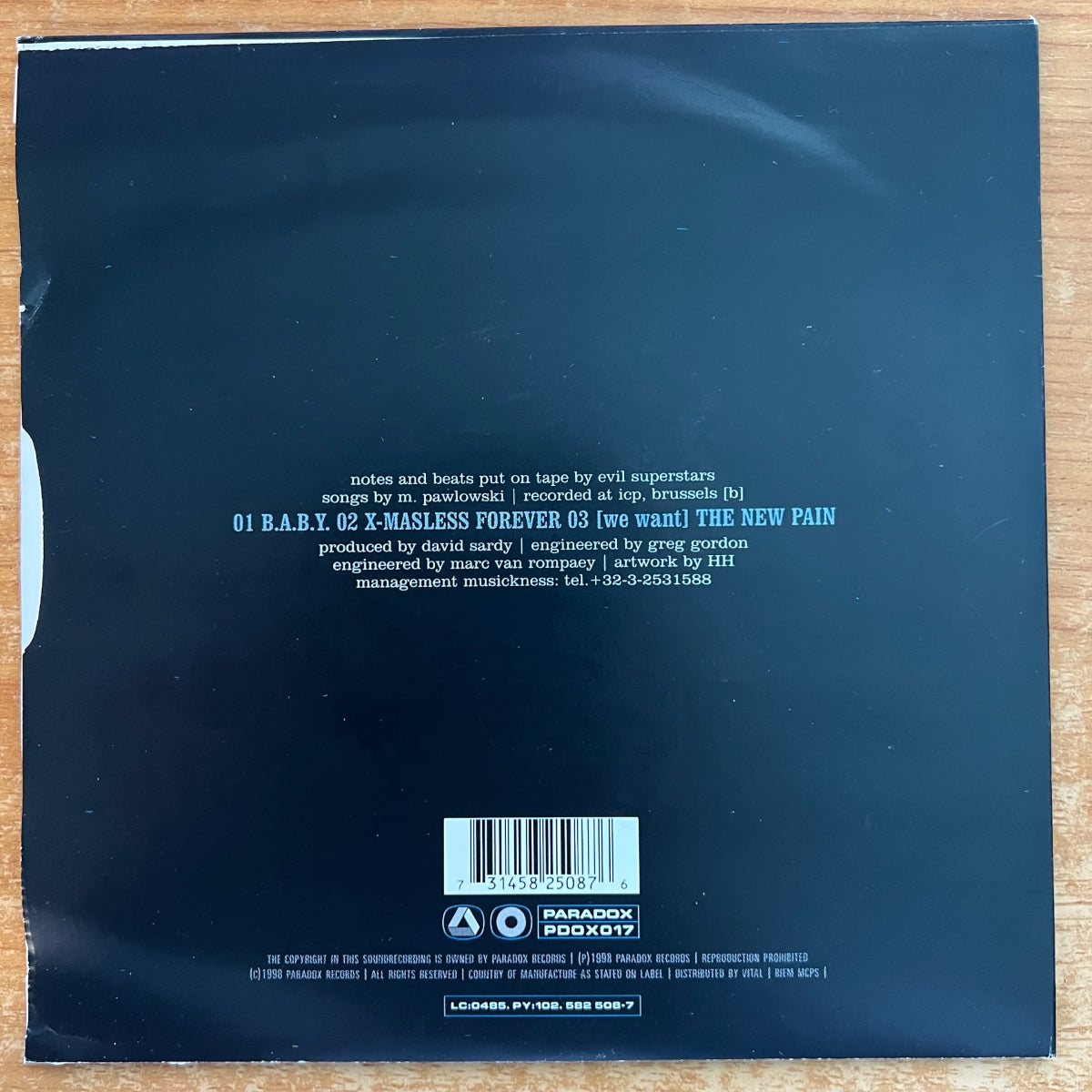 Evil Superstars - B.A.B.Y / 1. UK-Press. 1998 - (M-/M-)