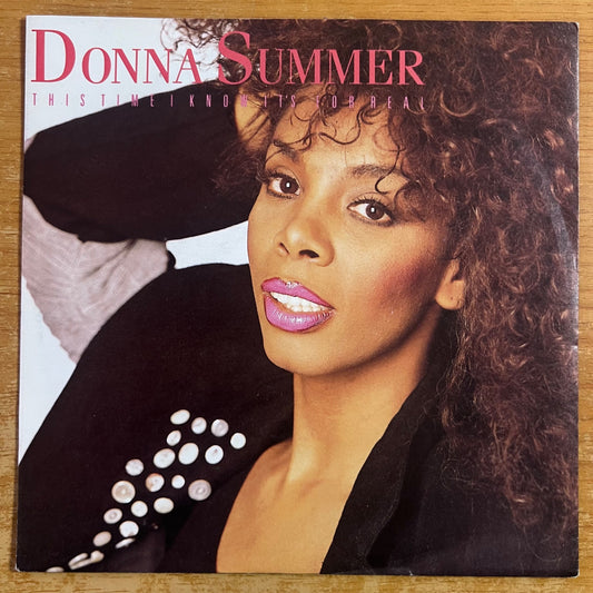 Donna Summer - This Time I Know It's For Real / 1. D-<press. 1989 - (M-/M-)