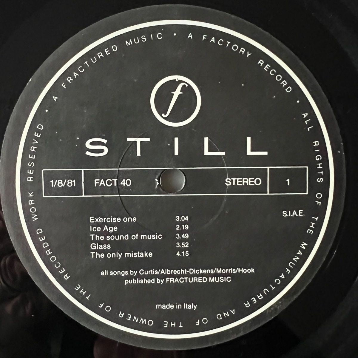 Joy Division - Still / 2 LP - Italy-Press. RE - (M-/VG++)