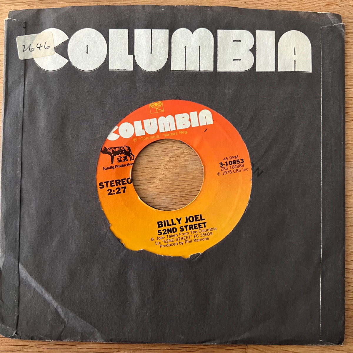 Billy Joel - My Life / 1. US-Press. 1978