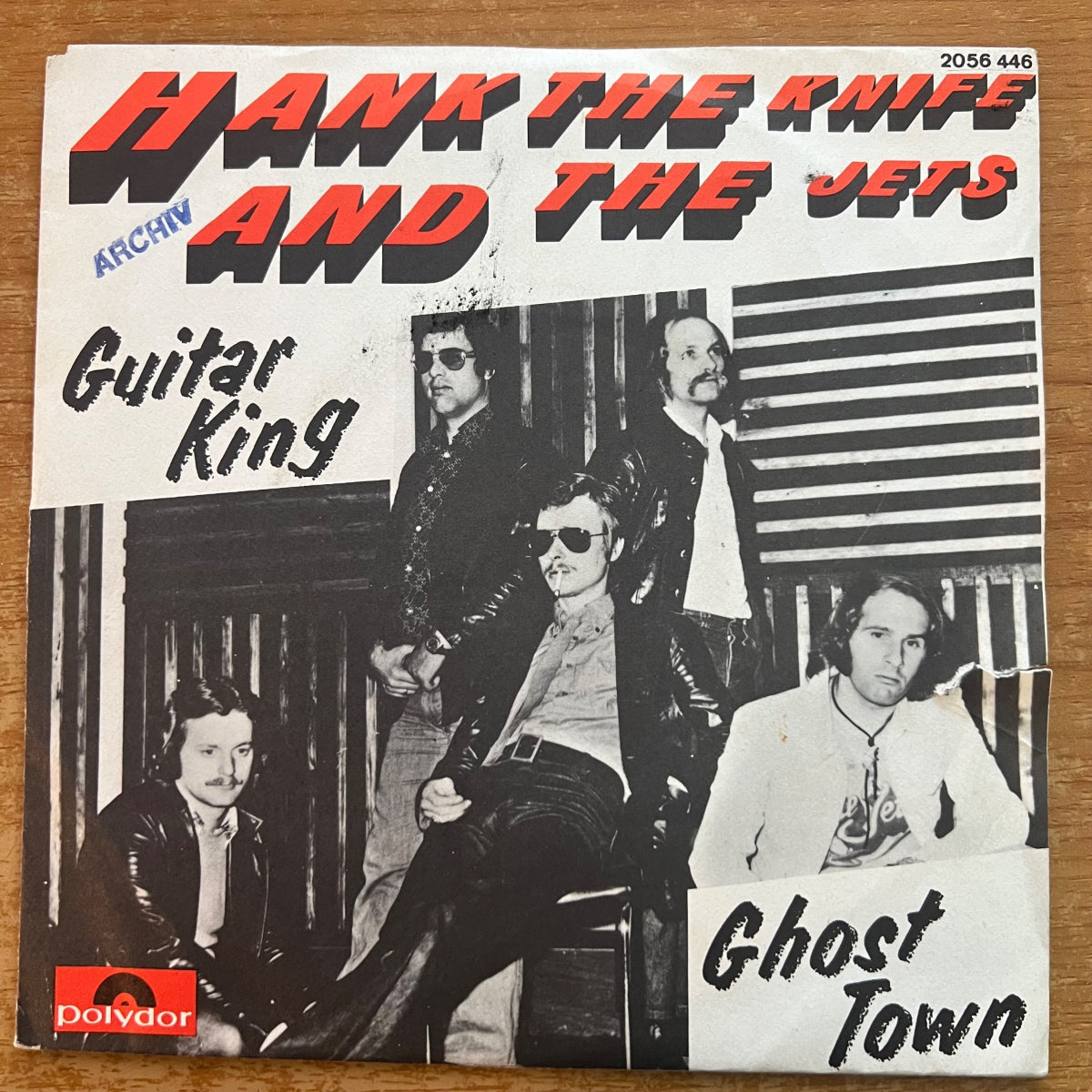 Hank The Knife & The Jets - Guitar King / 1. France-Press. 1975 - (M-/VG+)