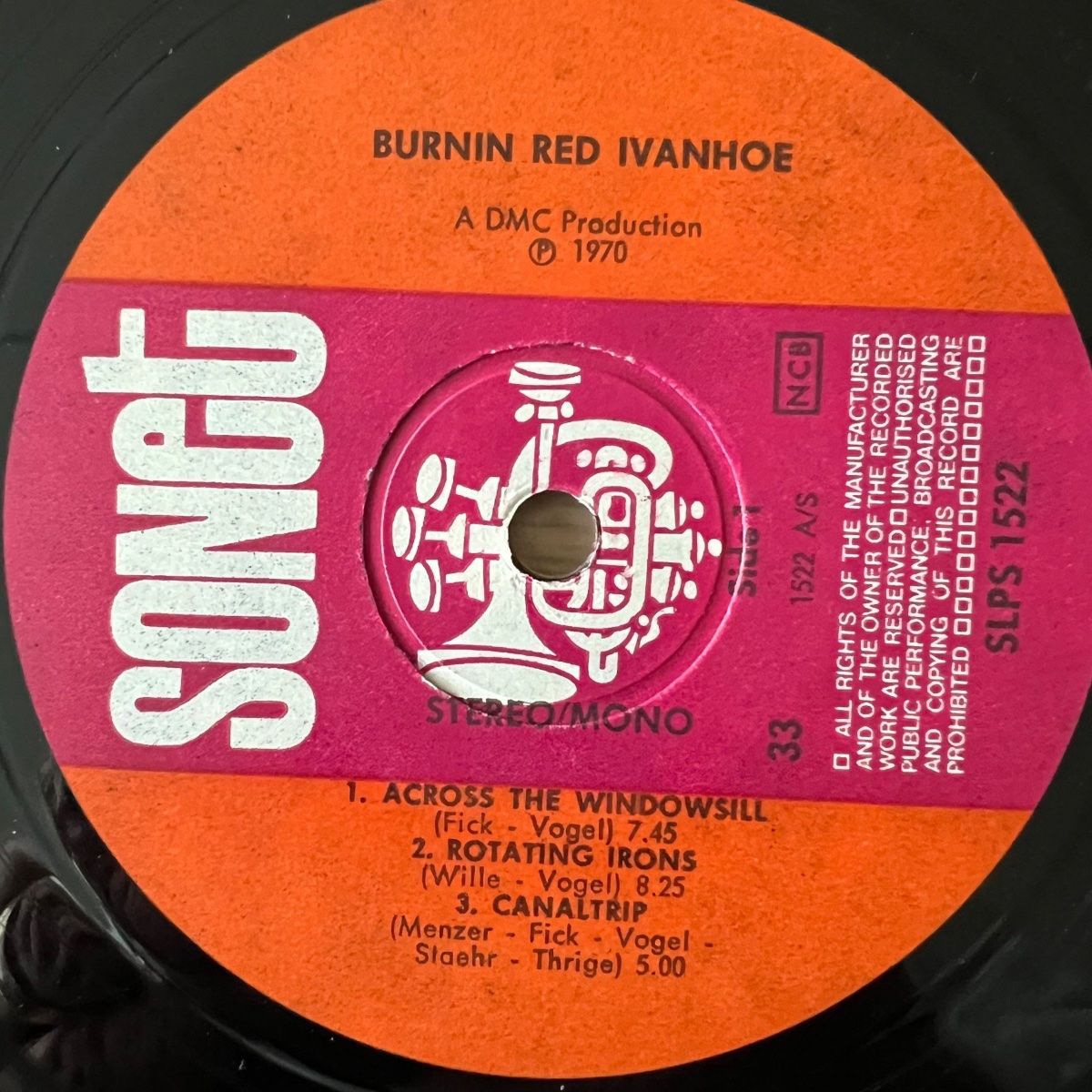 Burnin Red Ivanhoe - Same / 1. Denmark-Press. 1970 - (VG+/VG++)
