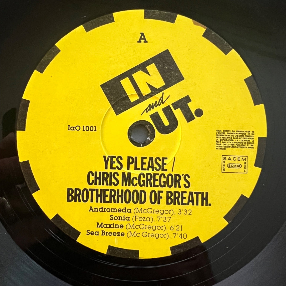 Chris McGregor's Brotherhood Of Breath - Yes Please / 1. France-Press. 1981 - (M-/VG++)