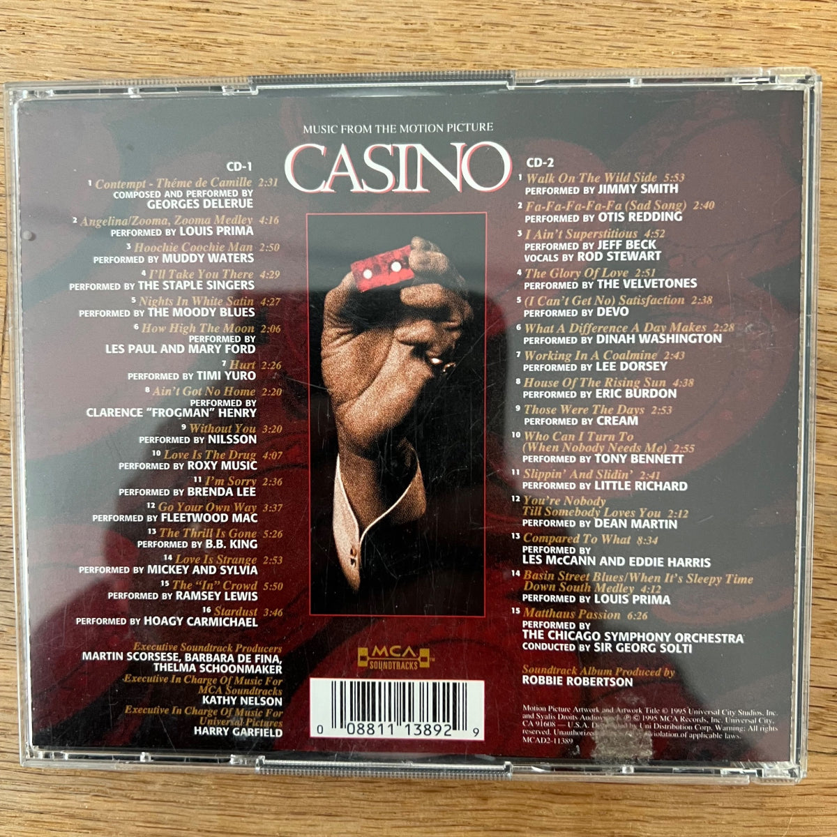 Soundtrack - Casino / 2 CD - 1. US-Press. 1995  - (M-/M-)
