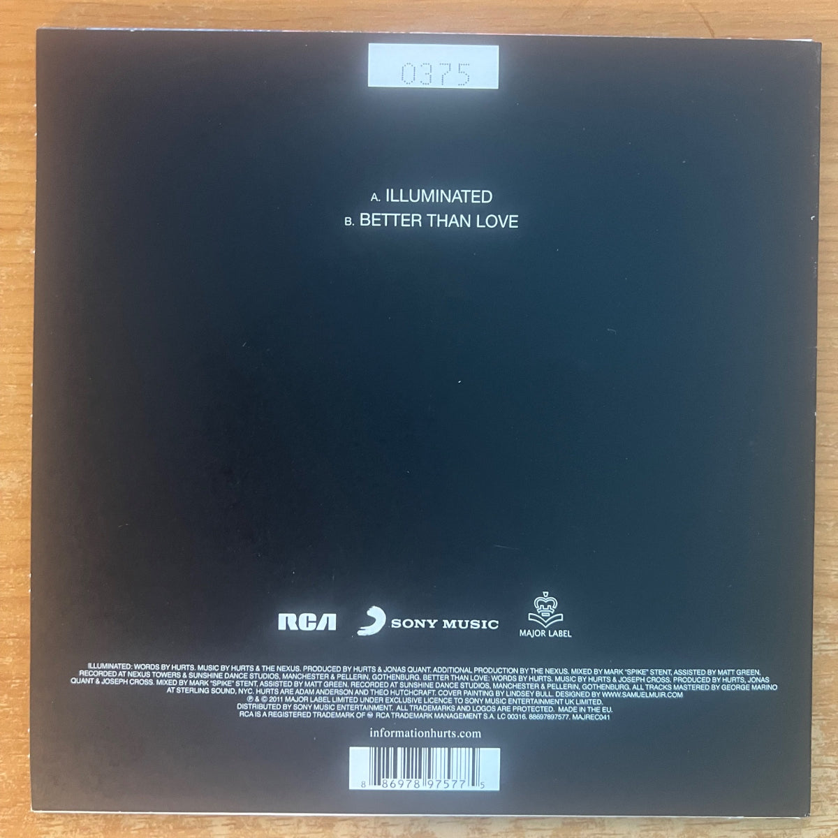 Hurts - Illuminated / 1. UK-Press. 2011 - (M-/M-)