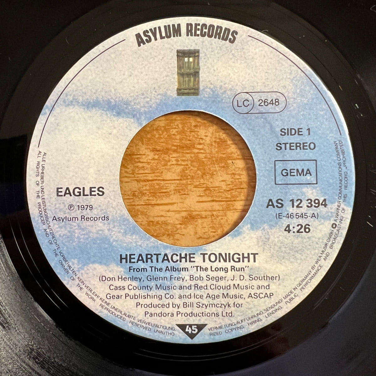 Eagles - Heartache Tonight / 1. D-Press. 1979 - (VG++/VG+)