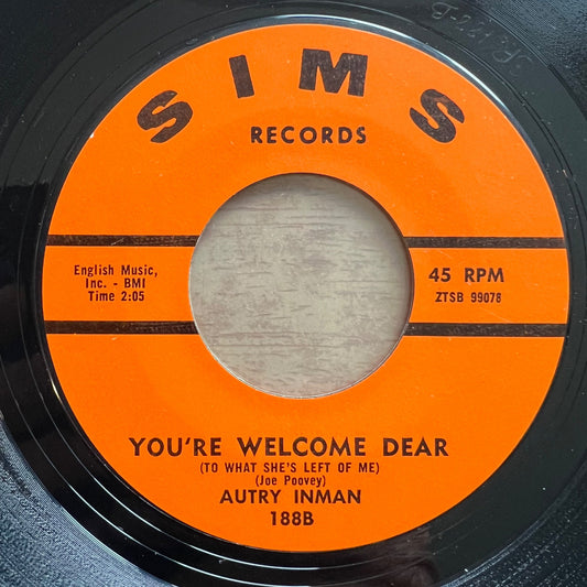 Autry Inman - My Past / 1. US-Press. 1964 - (VG++/Neutral)