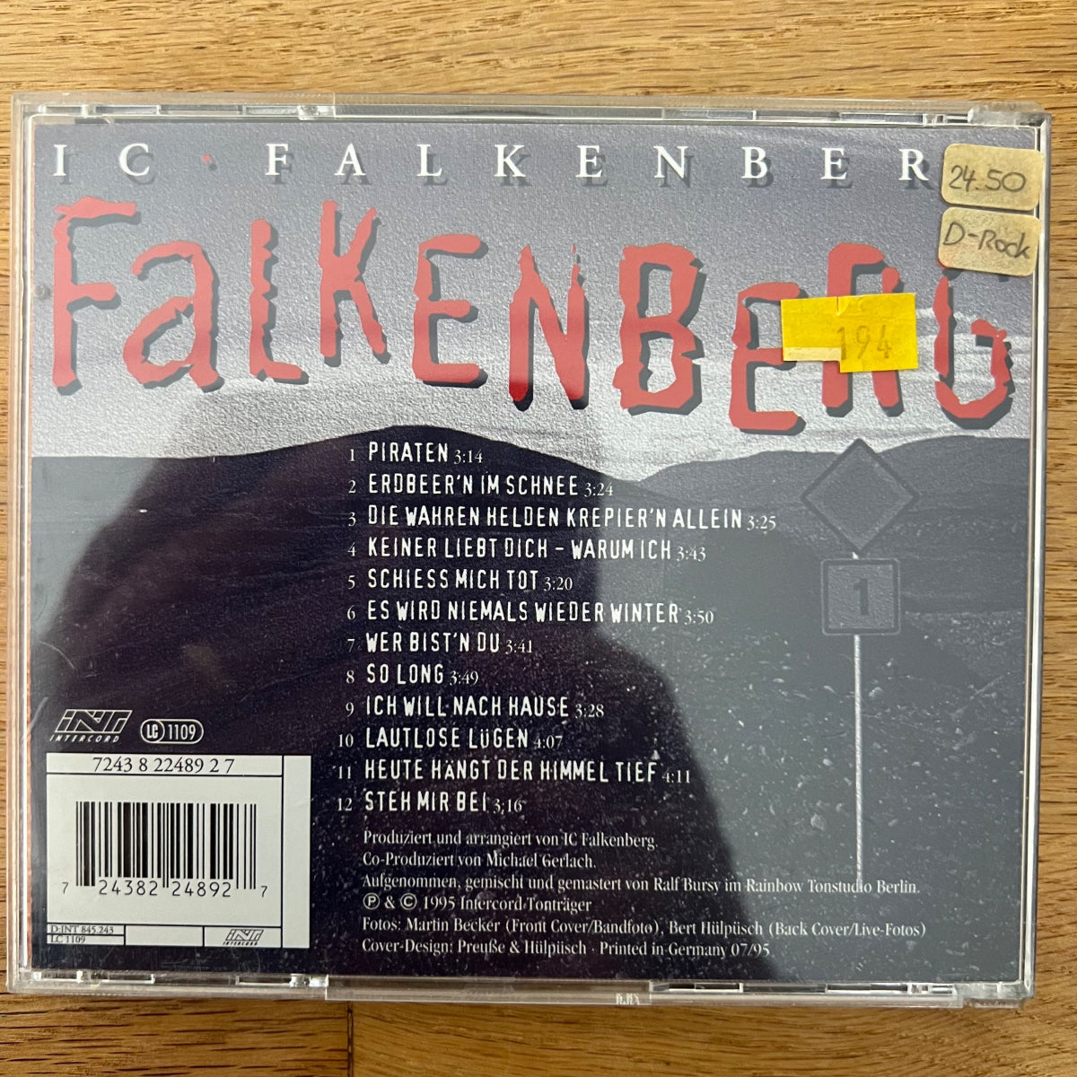 IC Falkenberg - Falkenberg / CD - 1. D-Press. 1995 - (M-/M-)