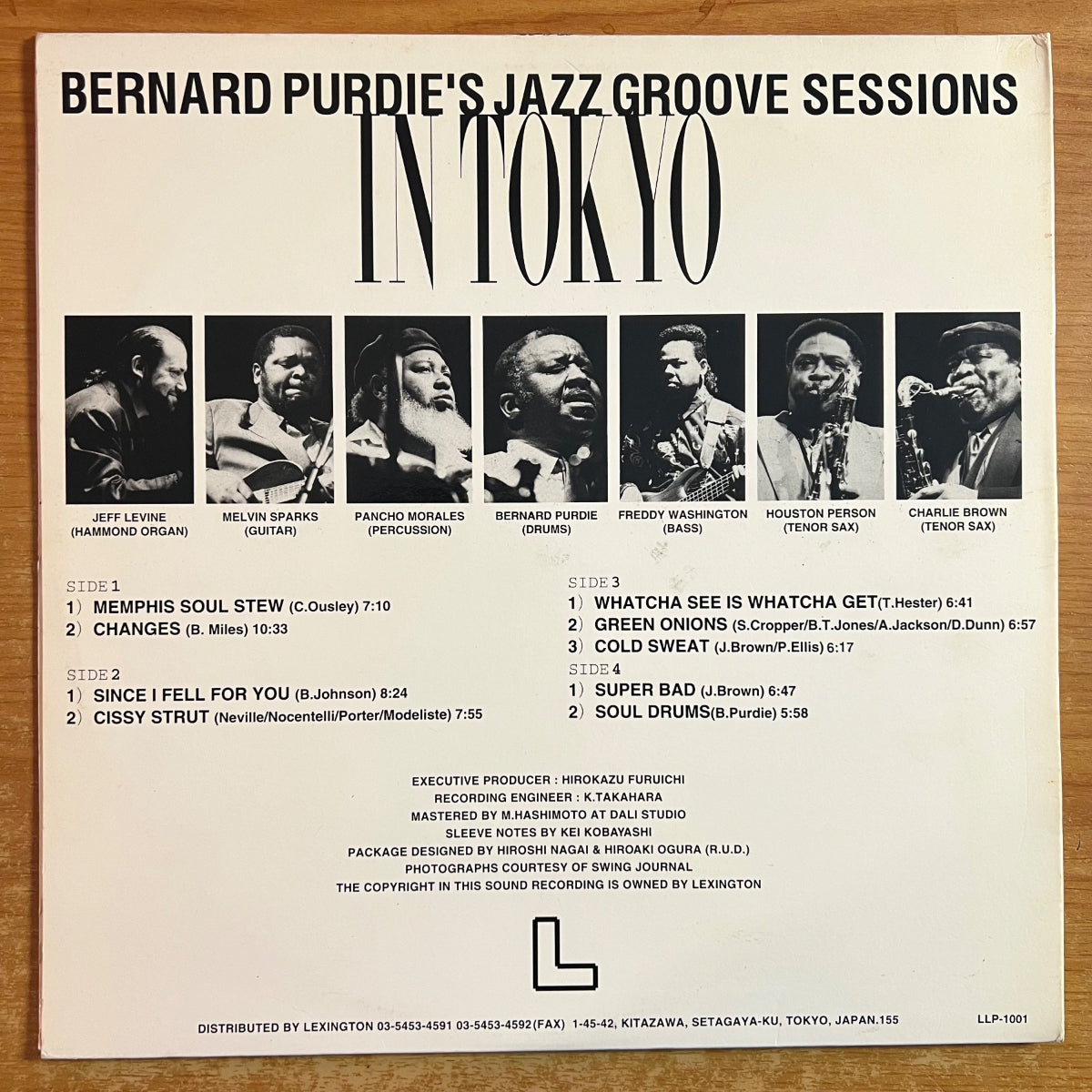 Bernard Purdie - Bernard Purdie's Jazz Groove Sessions In Tokyo / 1. Japan Press. 1995 - (M-/M-)
