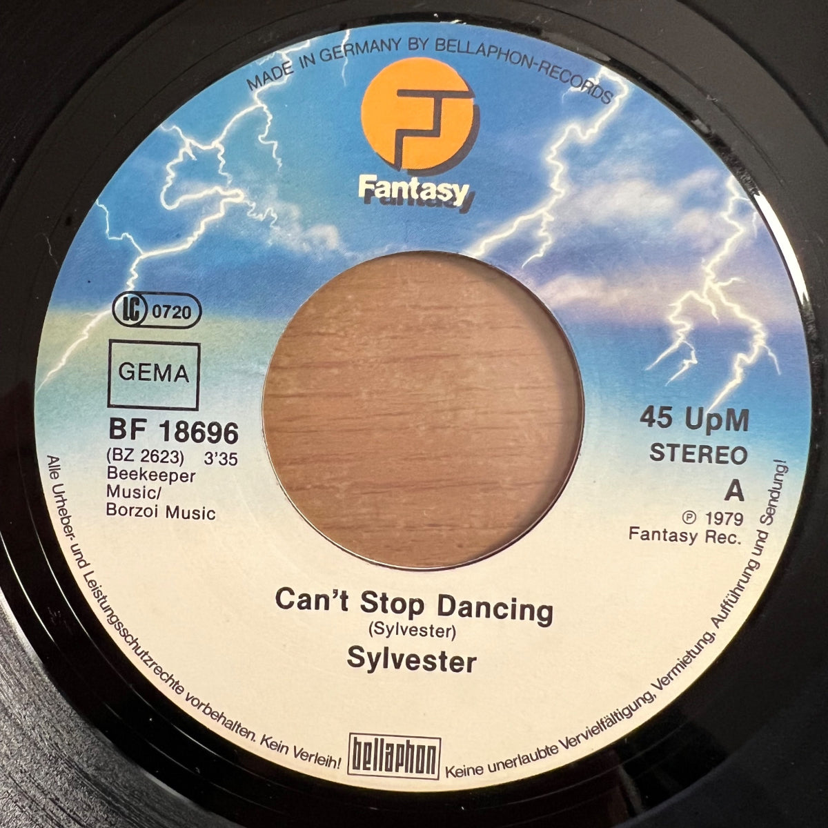 Sylvester - Can't StopDancing / 1. D-Press. 1979 - (VG+/VG+)