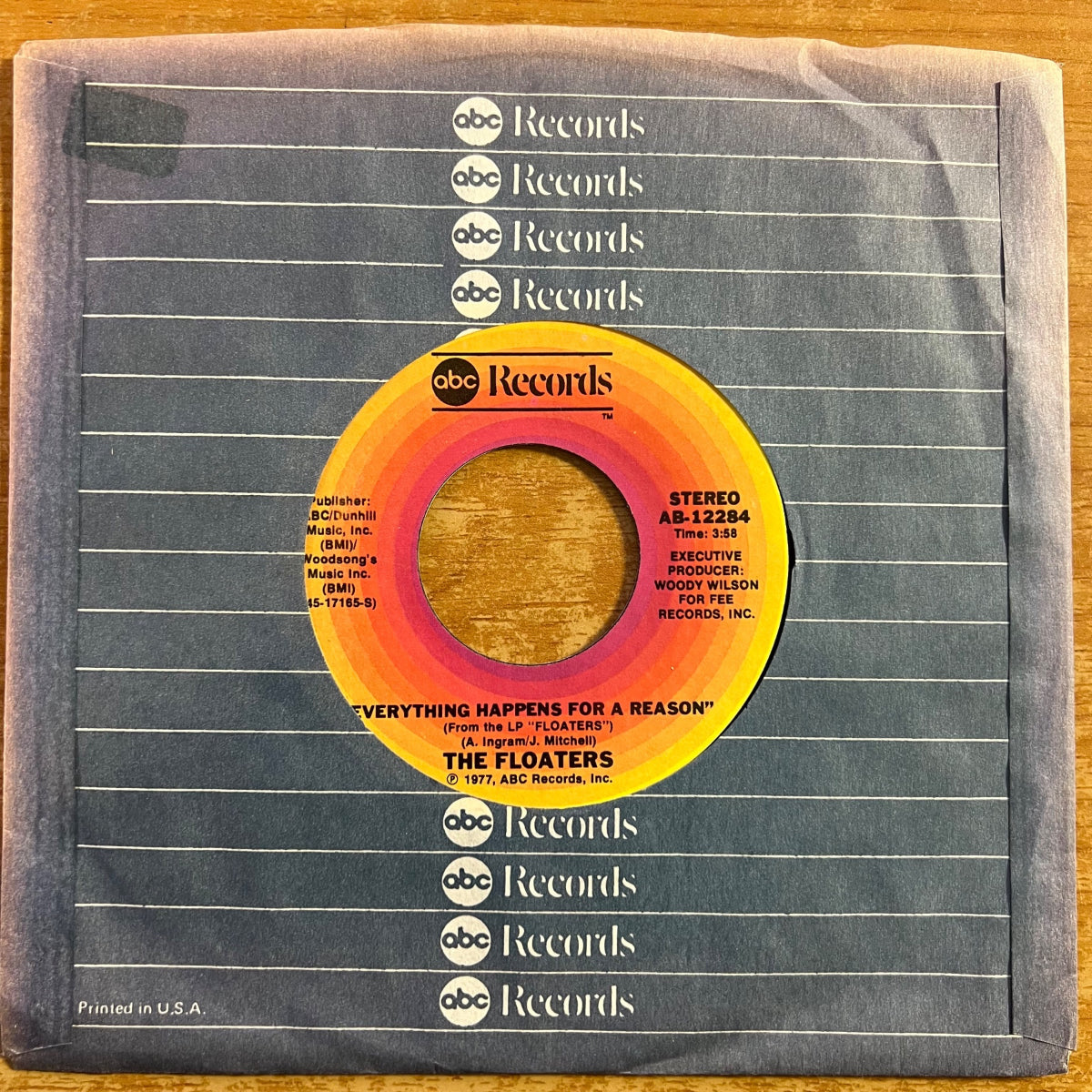 Floaters - Float On / 1st US Press. 1977 - (M-/VG++)