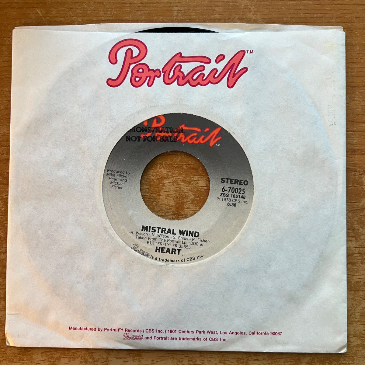 Heart - Dog & Butterfly / 1. US-Press. 1979 - (VG++/VG++)
