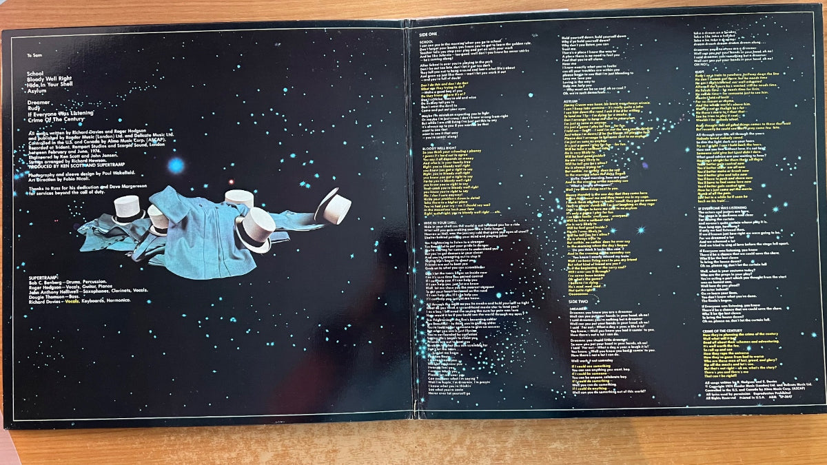 Supertramp - Crime Of The Century / Kanada-Press. 1978 - Audiophile Edition - (M-/VG++)