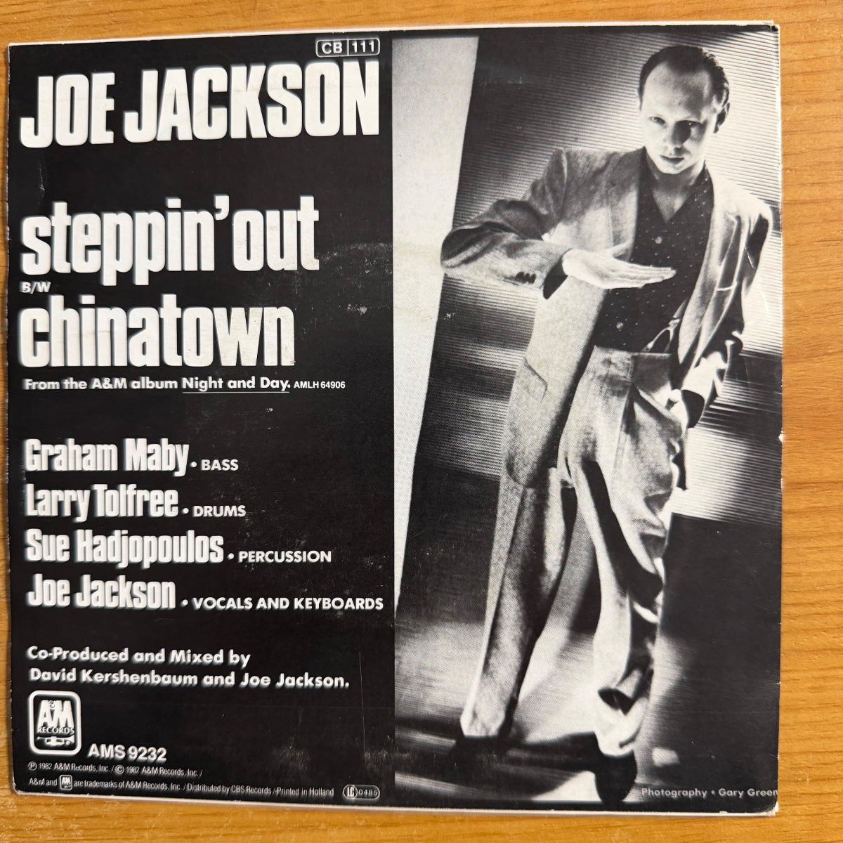 Joe Jackson - Steppin' Out / 1. NL-Press. 1982 - (M-/VG+)