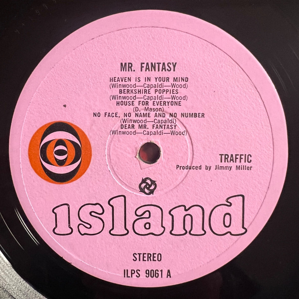 Traffic - Mr. Fantasy / 1. UK-Press. 1967 - Rough Label - (VG++/VG+)