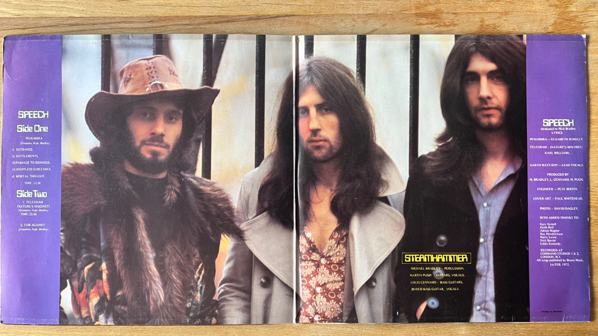 Steamhammer - Speech / 1. D-Press. 1972 - (M-/VG++)