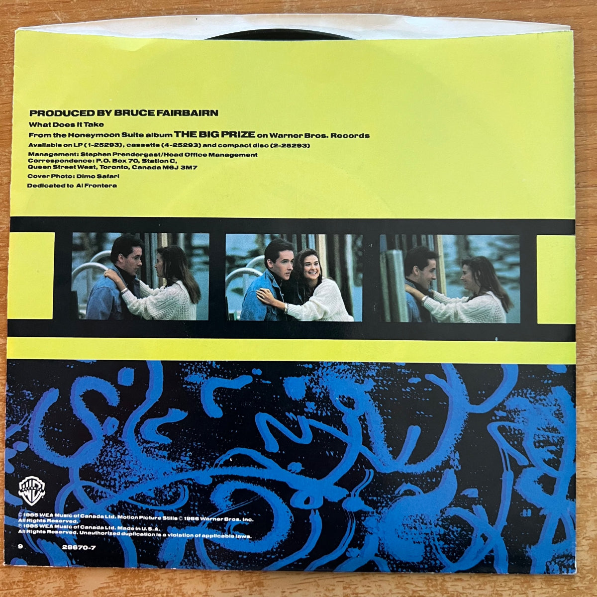 Honeymoon Suite - What Does It Take / 1. US-Press. 1985 - (M-/M-)