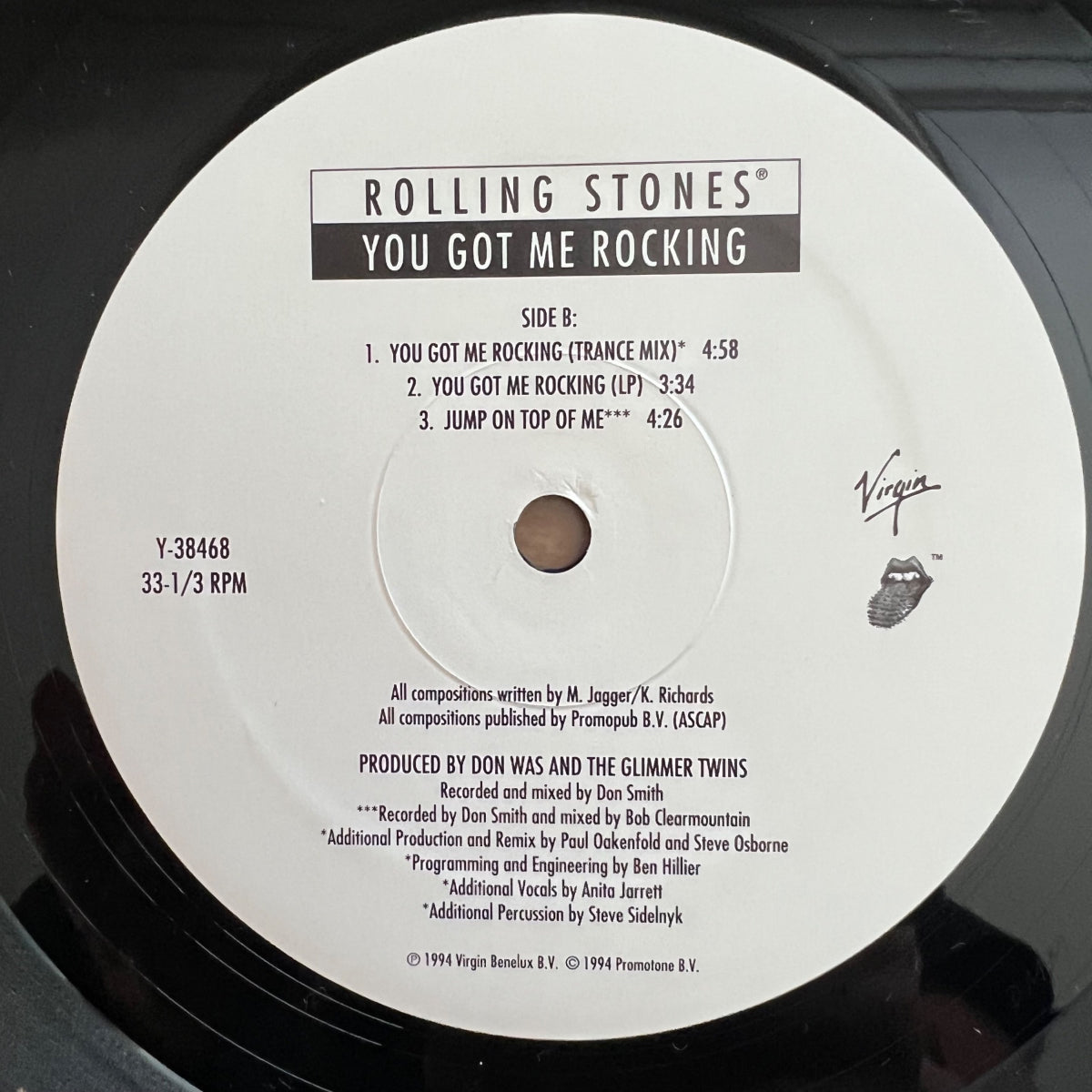 Rolling Stones - You Got Me Rocking / 12" Maxi - 1. US-Press. 1994 - (M-/M-)