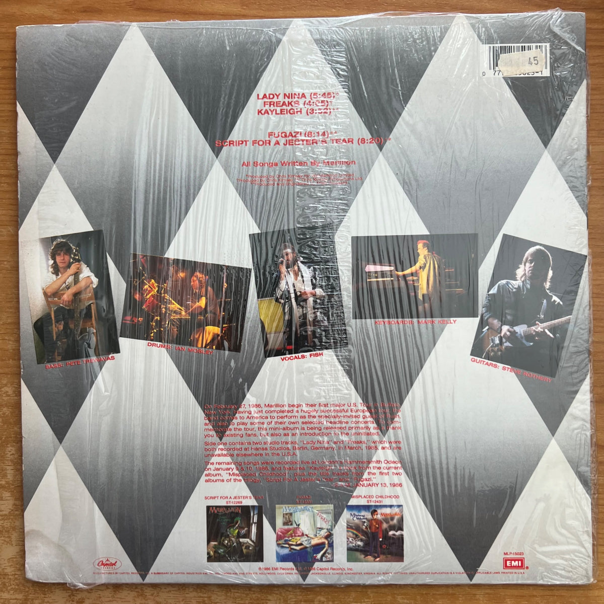 Marillion - Brief Encounter / 1. US-Press. 1986 - (M-/VG++)