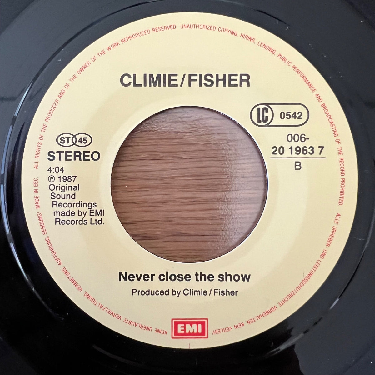 Climie Fisher - Love Changes / 1. EU-Press. 1987 - (M-/VG++)
