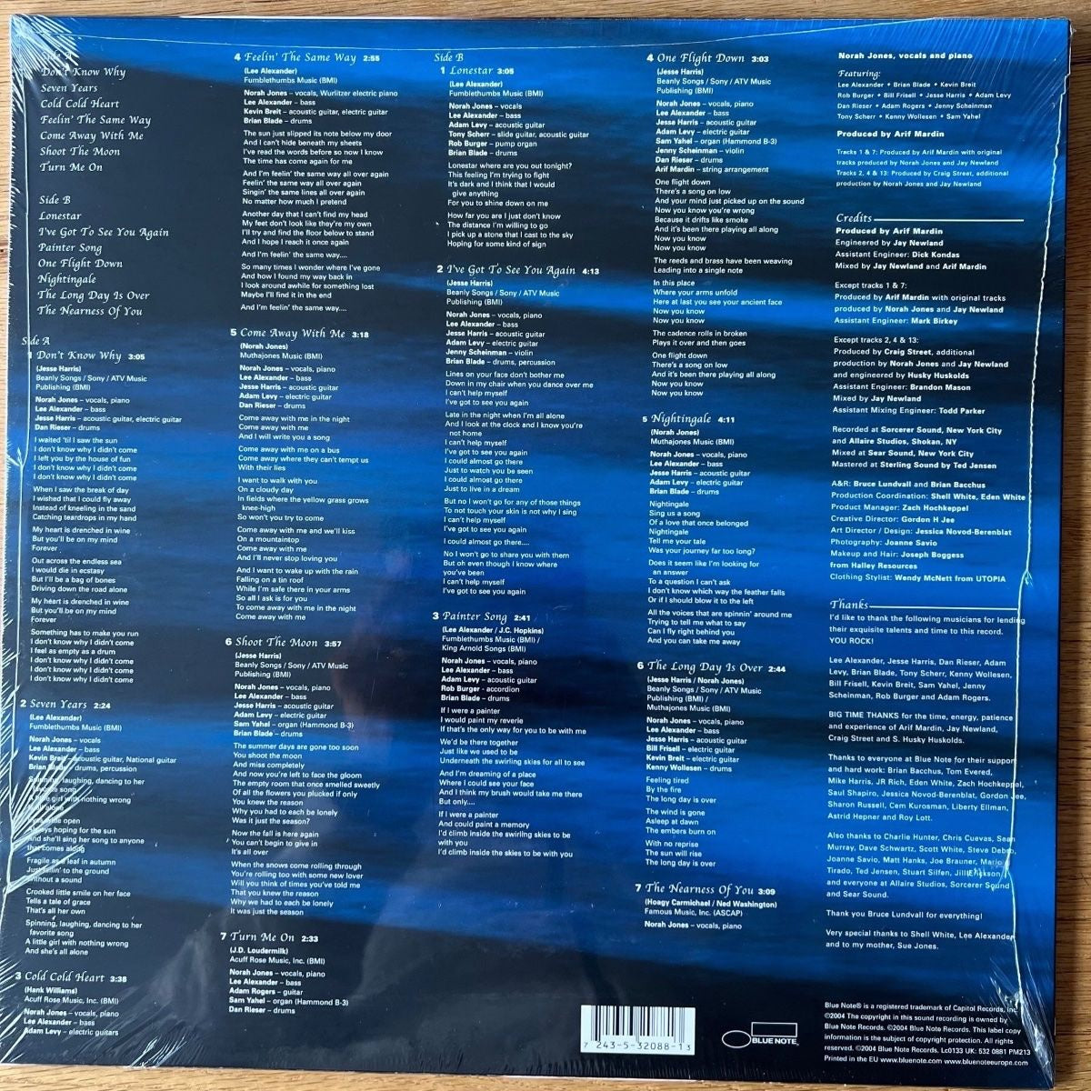 Norah Jones - Come Away With Me / EU-Press. 2004 - (Mint & Sealed)