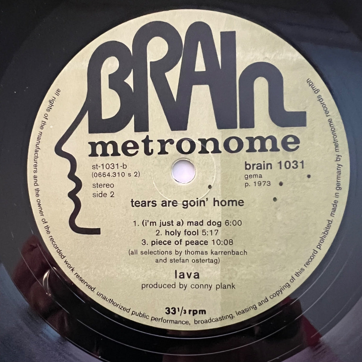 Lava - Tears Are Goin' Home / 1. D-Press. 1973 - (M-/M-)