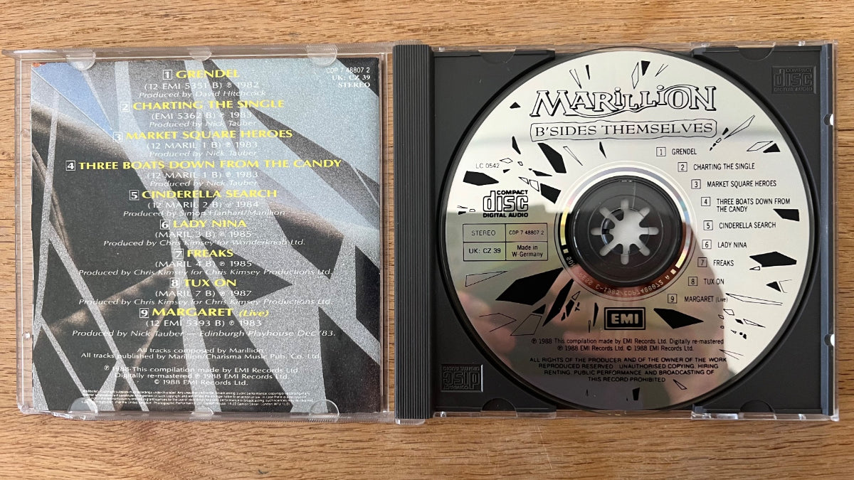 Marillion - B' Sides Themselves / CD - 1. D-Press. 1988 - (M-/M-)