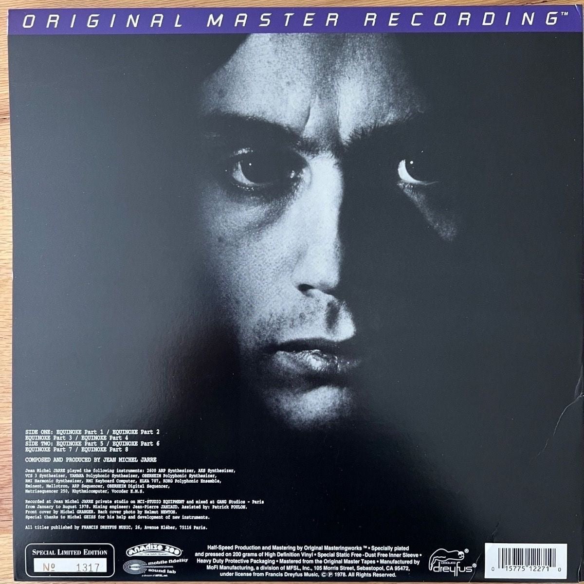 Jean Michel Jarre - Equinoxe / Audiophile MFSL-Press. 1995 - (M-/M-)