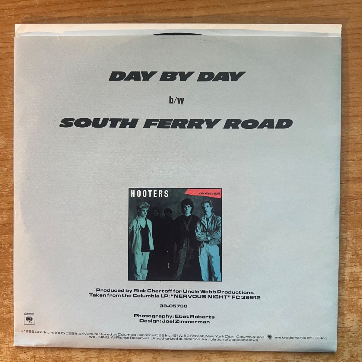 Hooters - Day By Day / 1. US-Press. 1985 - (M-/M-)