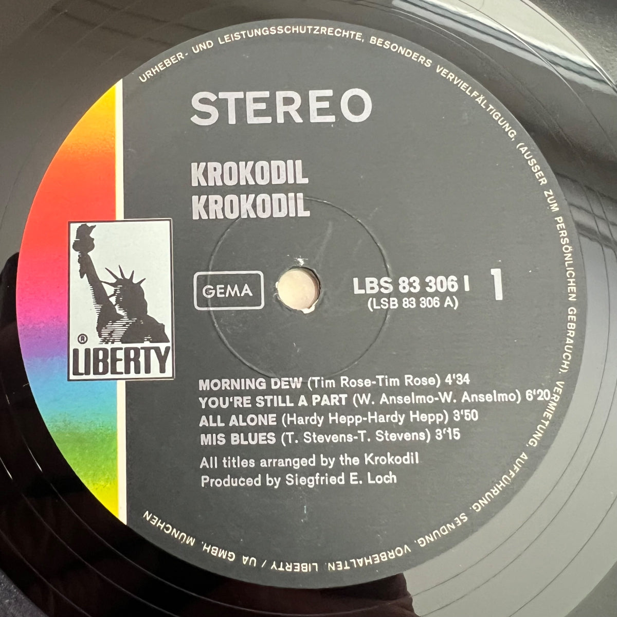 Krokodil - Same / 1. D-Press. 1969 - (VG++/VG++)
