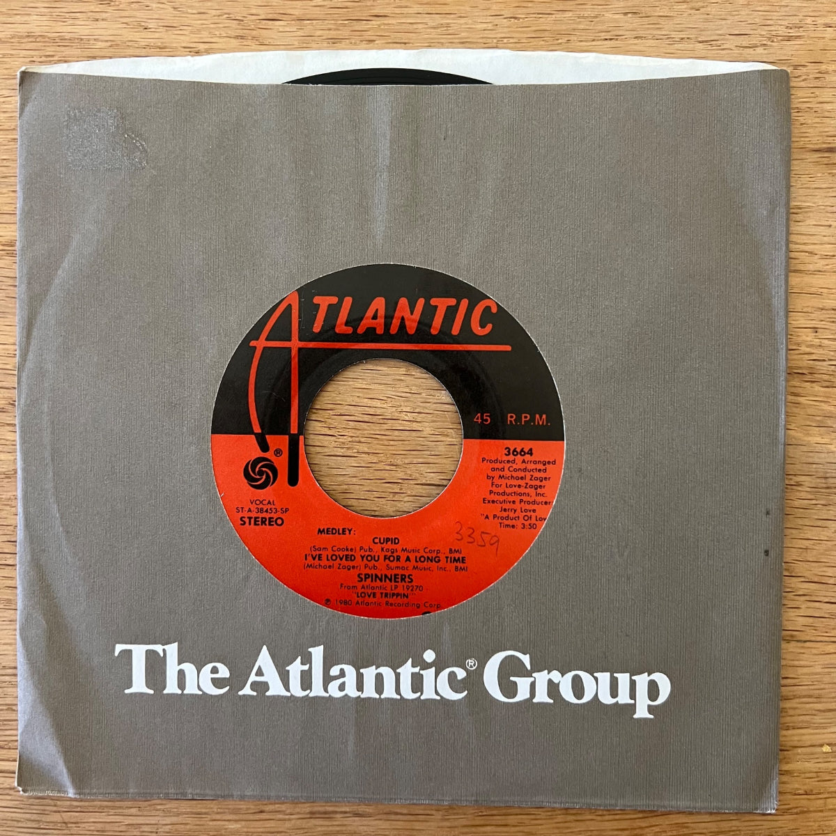 Spinners - Cupid / 1. US-Press. 1980 - (M-/VG++)