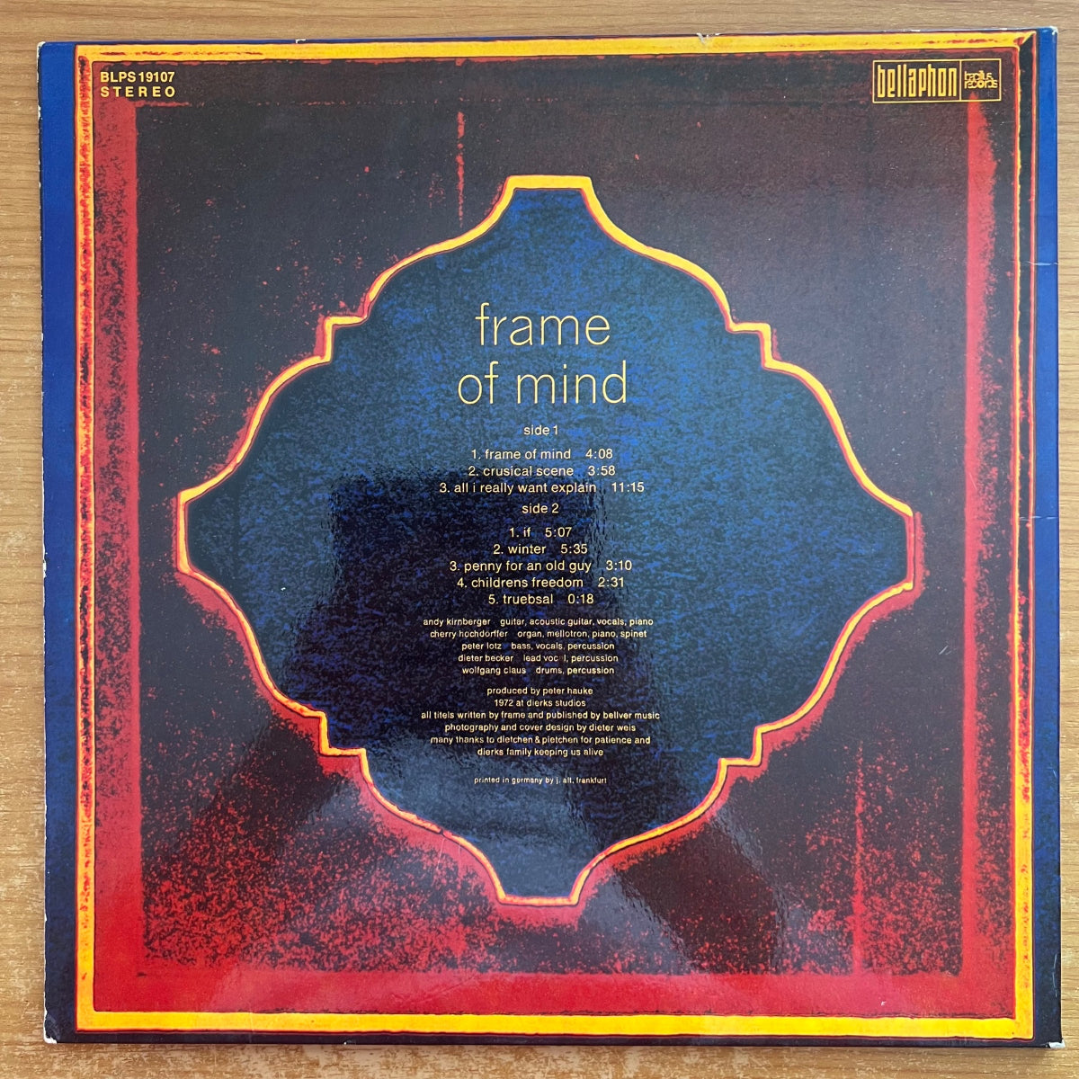 Frame - Frame Of Mind / 1. D-Press. 1972 - (M-/VG++)