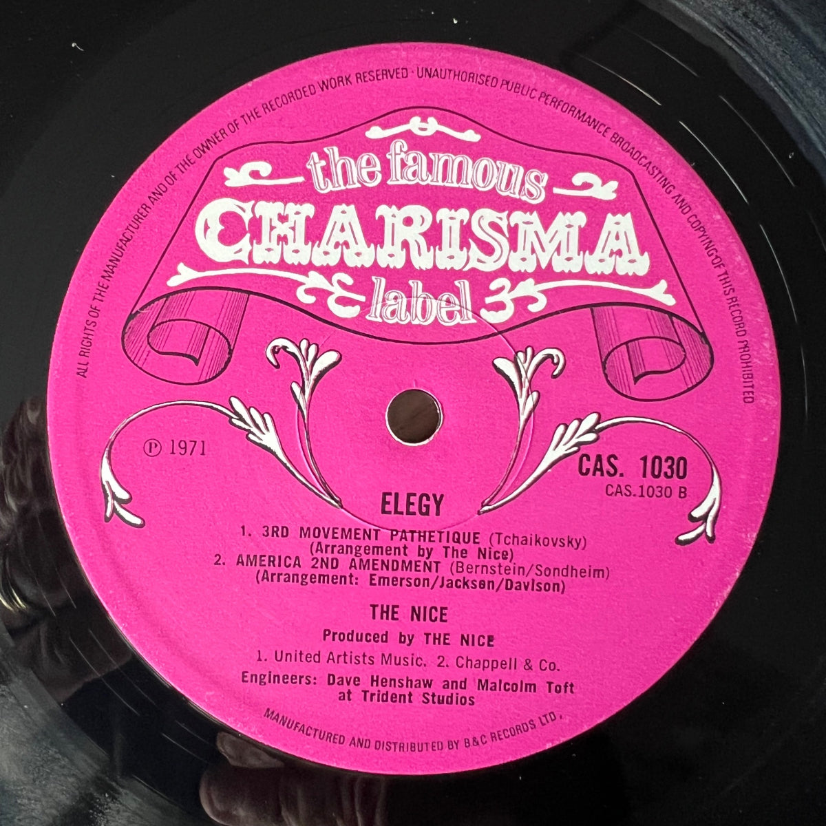 Nice - Elegy / 1. UK-Press. 1971 - (M-/VG++)