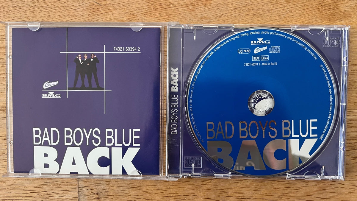 Bad Boys Blue - Back / CD - 1. EU-Press. 1998 - (M-/M-)