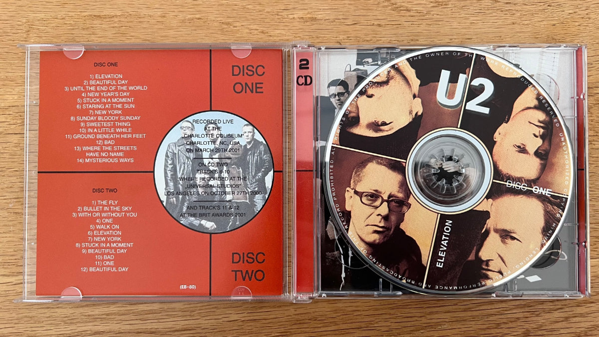 U2 - Elevation / 2 CD - EU-Press. 2001 - (M-/M-)