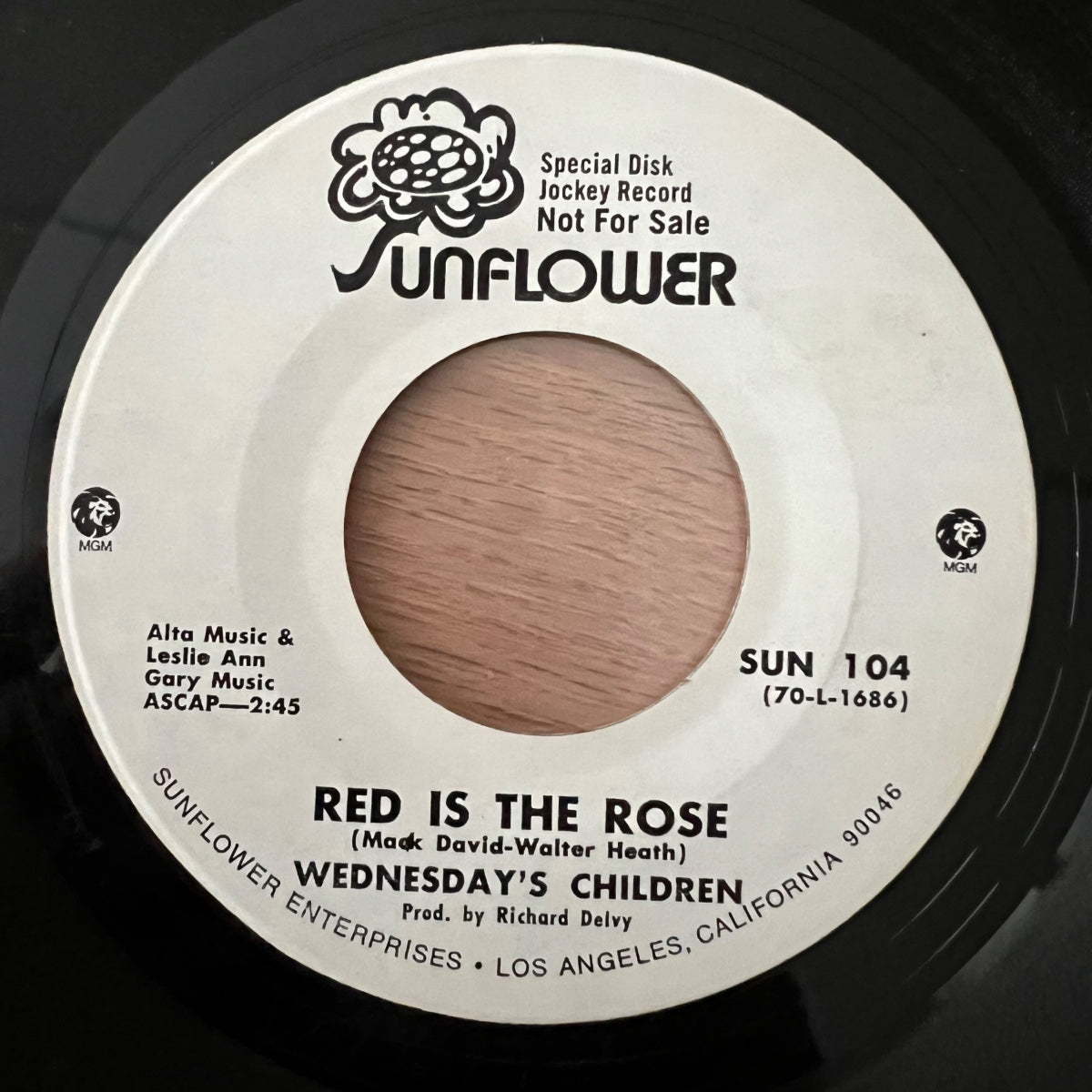 Wednesday's Children - Cross Each "T" With Your Kisses/ 1. US Press. 1970 - (VG+/Neutral)