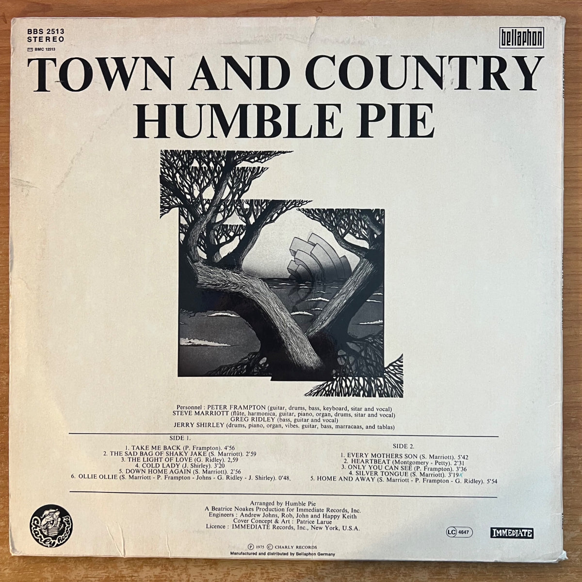 Humble Pie - Town And Country / D-Press. 1976 - (M-/VG+)