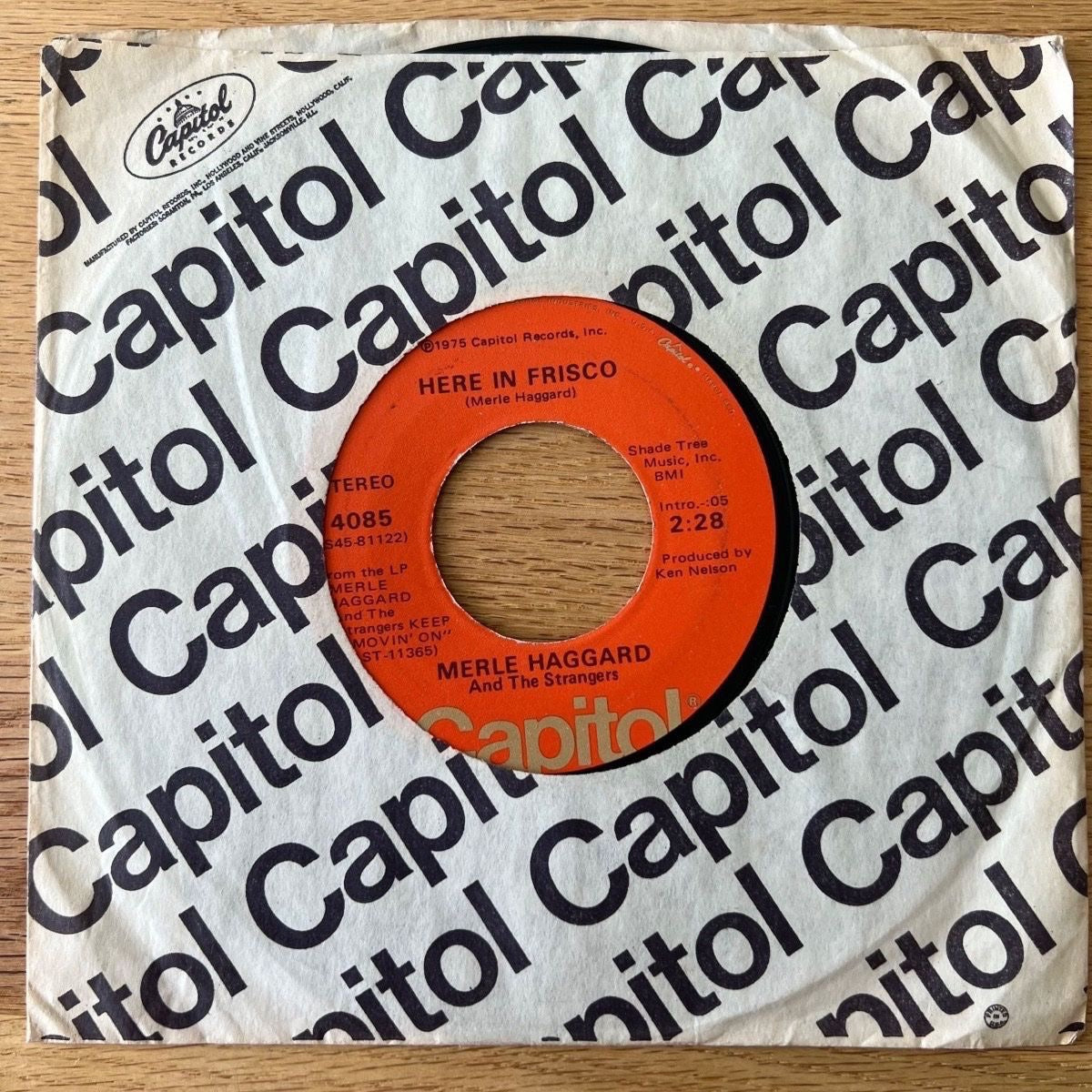 Merle Haggard & The Strangers - Movie' On /1. US-Press. 1975 - (VG++/VG+)