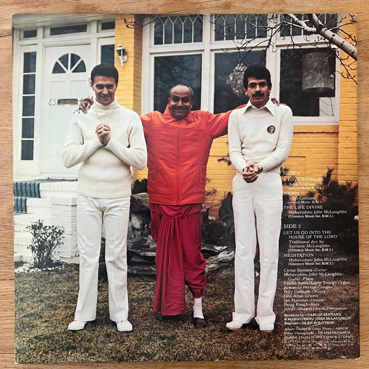 Carlos Santana & Mahavishnu John McLaughlin - Love Devotion Surrender / 1. US-Press. 1973 - (VG++/VG++)