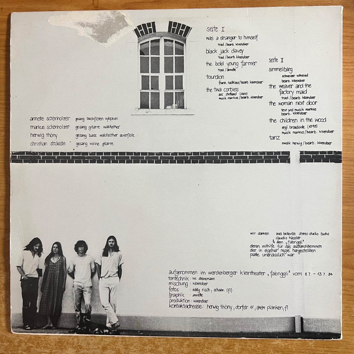 Kloendoer - Factory Made / 1. Swiss-Press. 1984