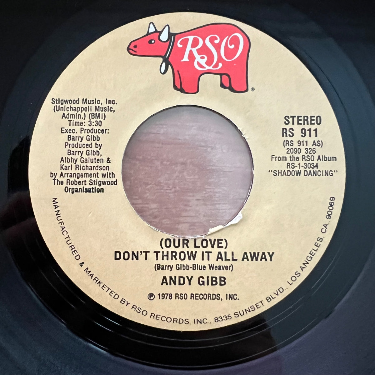 Andy Gibb - (Our Love) Don't Throw It All Away / 1. US-Press. 1978 - (M-/VG++)