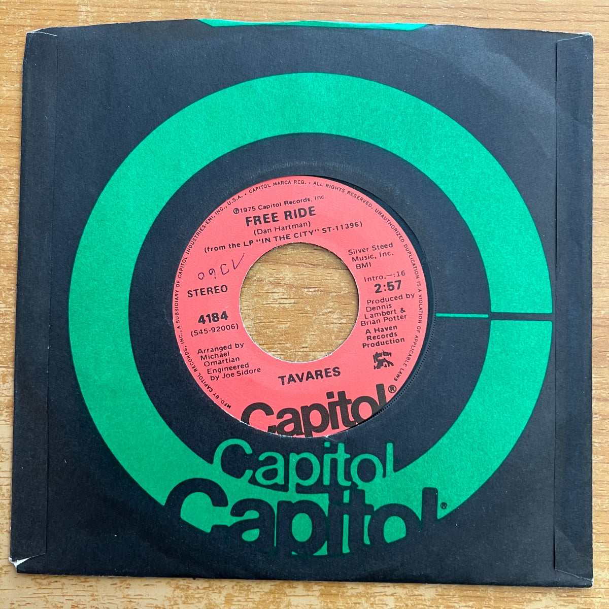 Tavares - Free Ride / 1. US-Press. 1975 - (M-/VG++)