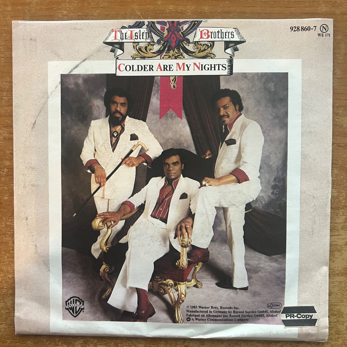 Isley Brothers - Colder Are My Nights / 1. D-Press. 1985 - (M-/VG+)