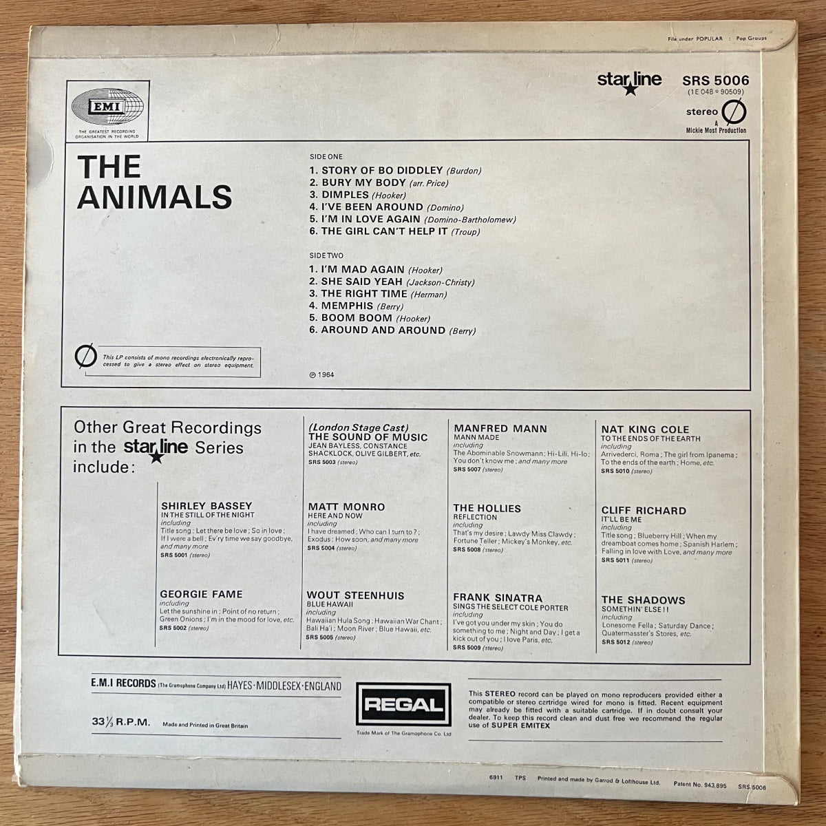 Animals - Same / UK-Press. 1969 - (VG++/VG++)