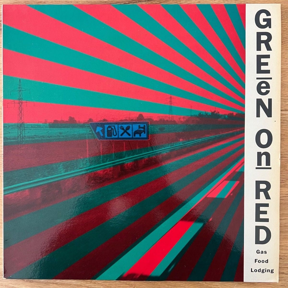 Green On Red ‎– Gas Food Lodging / 1. France-Press. 1985 - Red Vinyl - (M-/M-)
